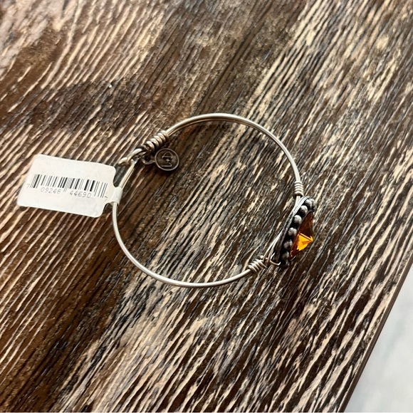 NEW Luca + Danni GOLD TOPAZ GEM STONE bracelet, NWT - Picture 9 of 12